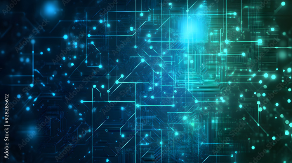 A futuristic circuit board with glowing lines, symbolizing advanced technology, digital infrastructure, and the connectivity of modern electronics. A futuristic circuit board with glowing lines, symbolizing advanced technology, digital infrastructure, and the connectivity of modern electronics.