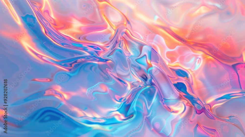 Fototapeta premium Abstract Liquid Background with Vibrant Colors