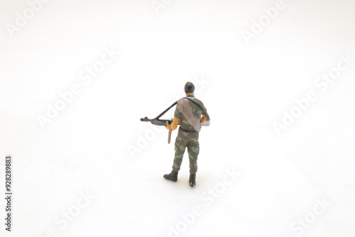 the African Soldier, the fun of the figure