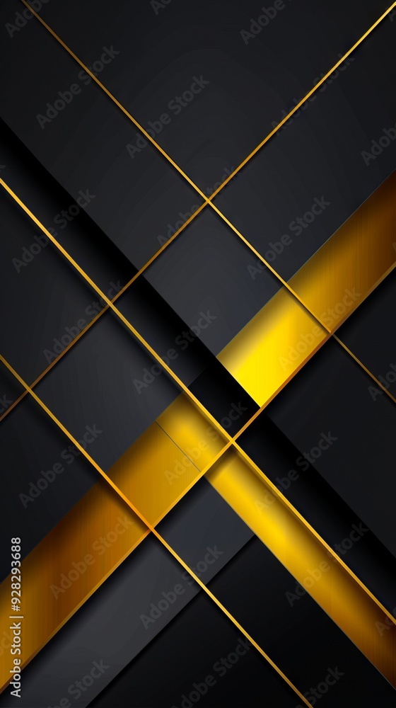A black and gold abstract background with a diagonal pattern A black and gold abstract background with a diagonal pattern