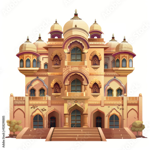 Majestic historic palace architecture