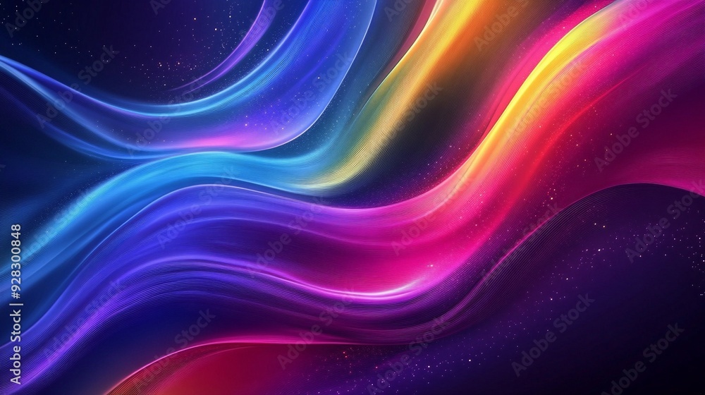 Naklejka premium Abstract colorful 4k wallpaper