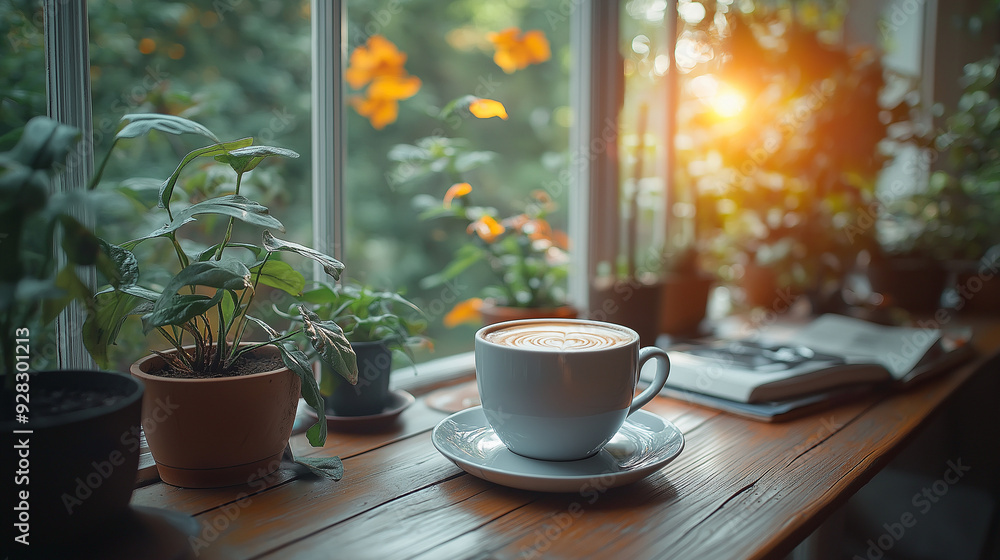 cup of coffee, the balance between work and leisure by capturing moments of relaxation during a workday, such as a break for coffee, a walk in the park, or reading at home cup of coffee, the balance between work and leisure by capturing moments of relaxation during a workday, such as a break for coffee, a walk in the park, or reading at home