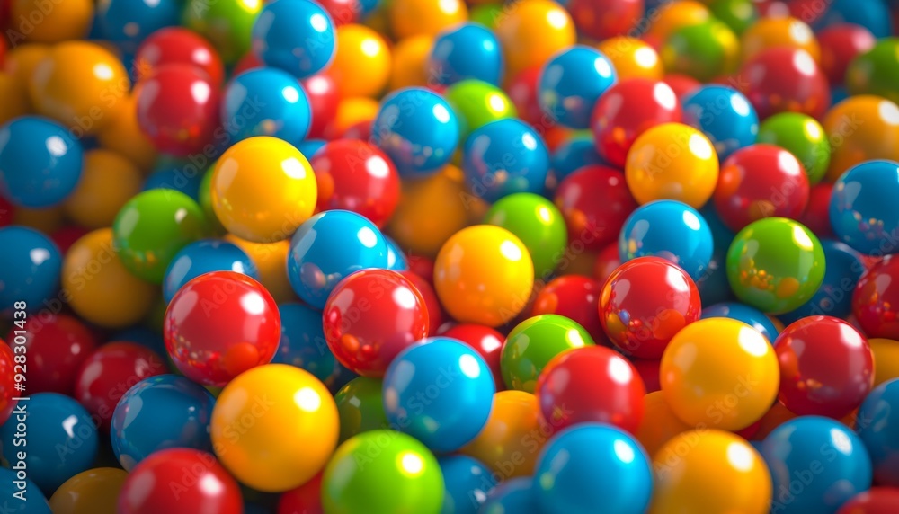 Obraz premium multicolors balls background