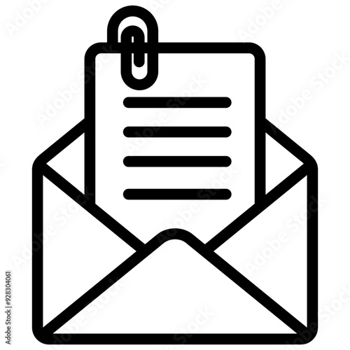 Mail Attachment Icon