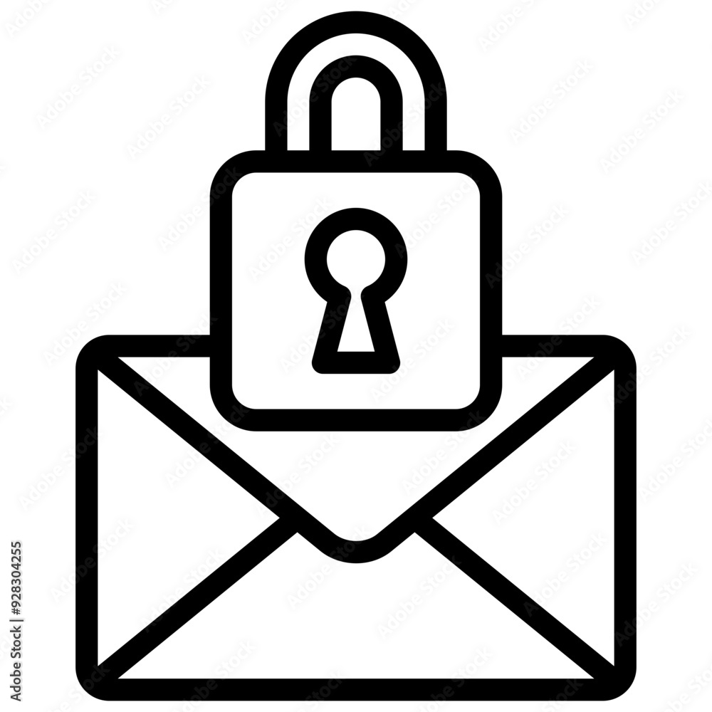 Email Security Icon Email Security Icon