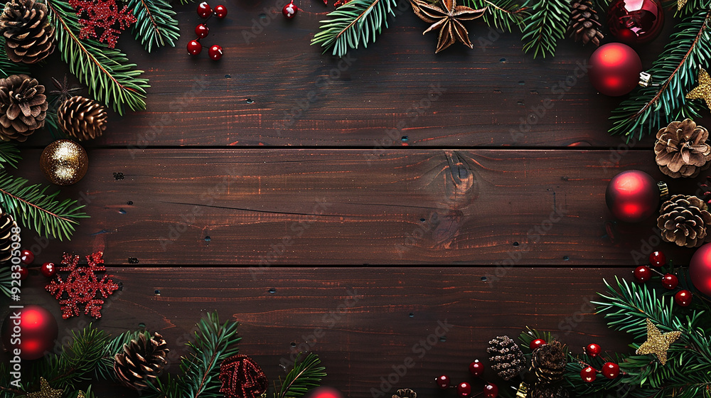 christmas holiday concept on wooden background christmas holiday concept on wooden background