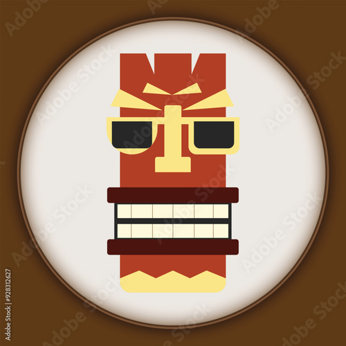 Tribal Mask illustration design art