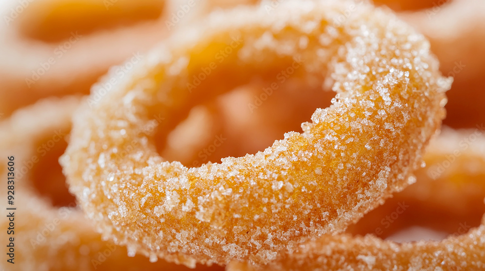 crispy onion rings with a golden-brown coating, isolated on a white background crispy onion rings with a golden-brown coating, isolated on a white background