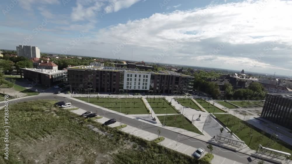 This video provides a birds eye view of the city of Opole, Poland. The video features aerial footage of the citys historic center, including the Opole Castle, the Town Hall, and the Cathedral of the This video provides a birds eye view of the city of Opole, Poland. The video features aerial footage of the citys historic center, including the Opole Castle, the Town Hall, and the Cathedral of the