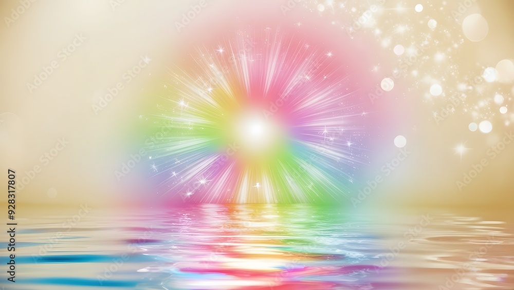 Rainbow background. Rainbow background.
