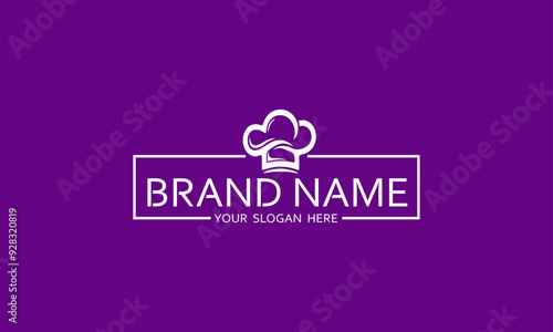 Bakery logo design. chef hat logo and icon vector design template. 