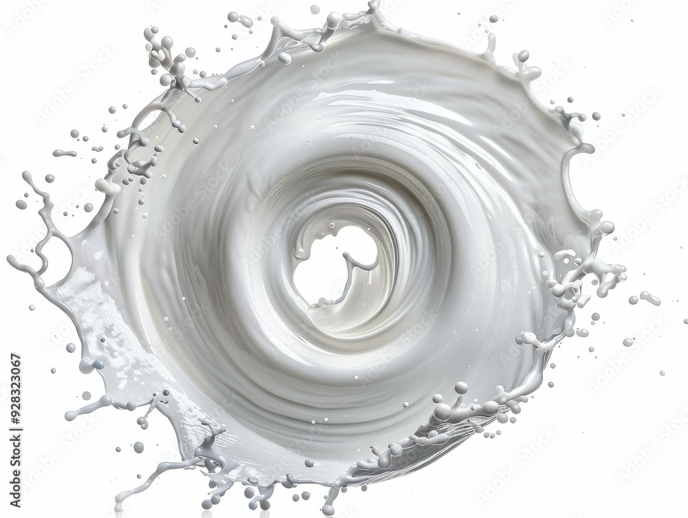 Swirling Bleach Texture on White Background - Abstract Cleaning Concept Swirling Bleach Texture on White Background - Abstract Cleaning Concept