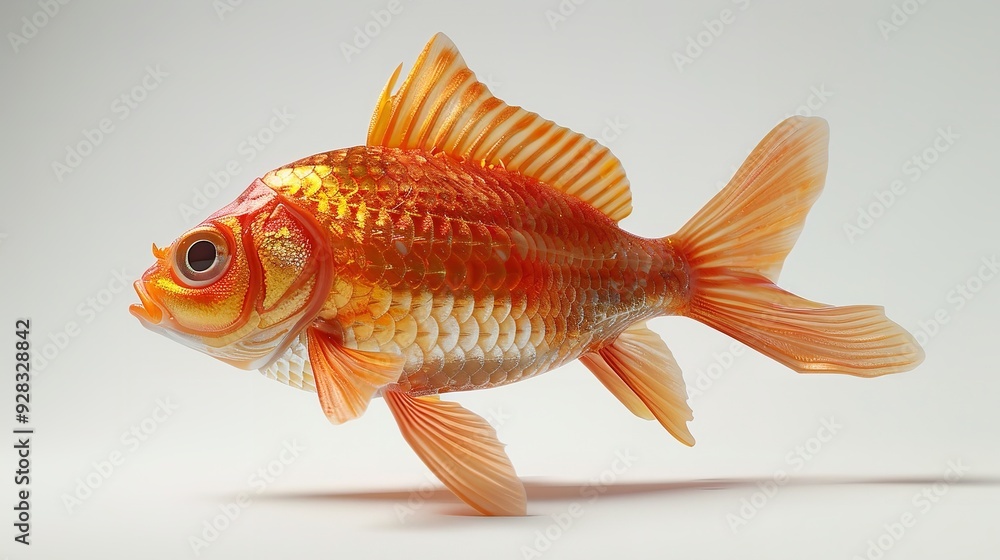 fish on a white background fish on a white background