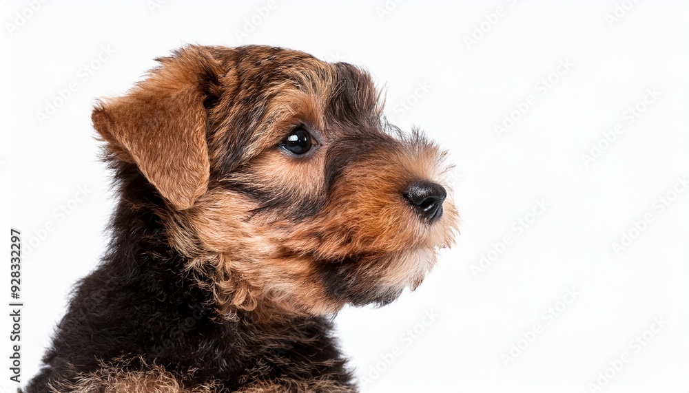 レークランド・テリアの子犬のポートレート(Lakeland Terrier puppy portrait on white background)
レークランド・テリアの子犬のポートレート(Lakeland Terrier puppy portrait on white background)