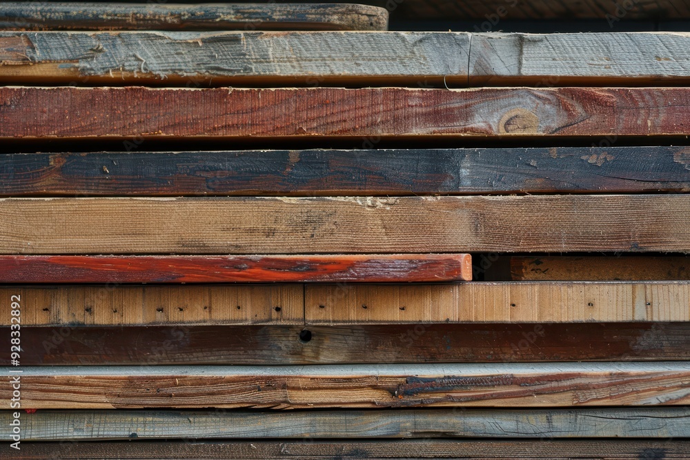 Assorted wood boards for construction samples Assorted wood boards for construction samples