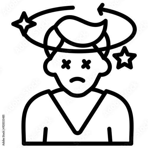 Dizziness Icon