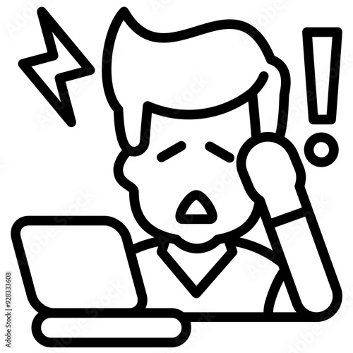 Panic Attack Icon