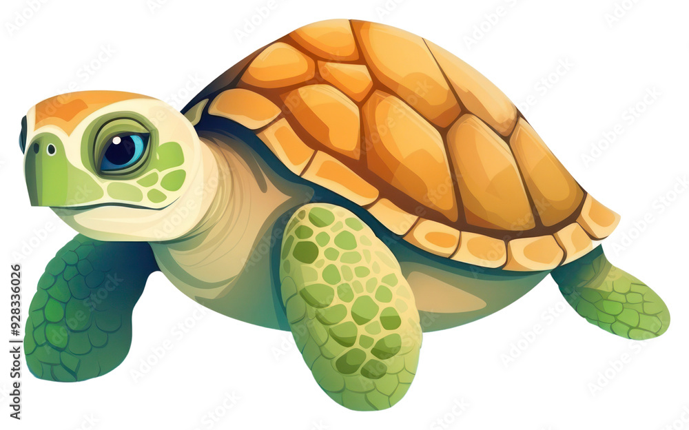 Obraz premium PNG Reptile drawing animal turtle.