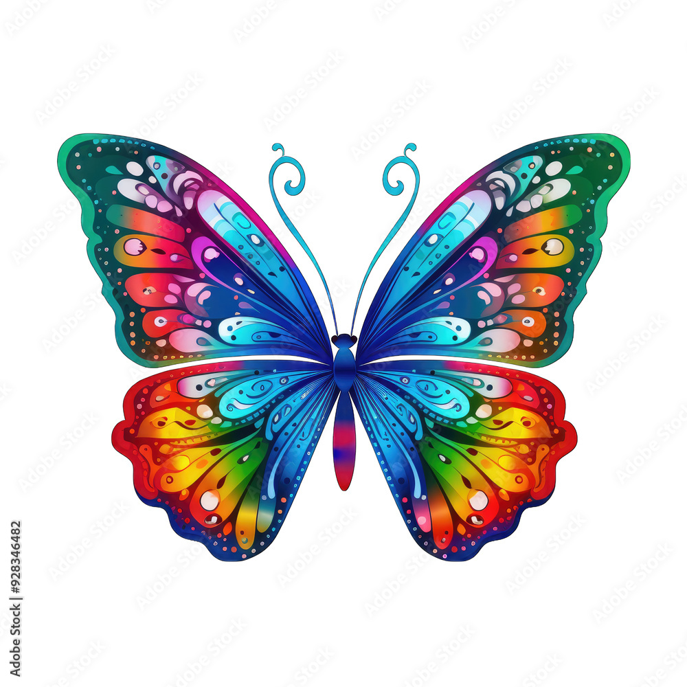 monarch butterfly in cartoon style monarch butterfly in cartoon style