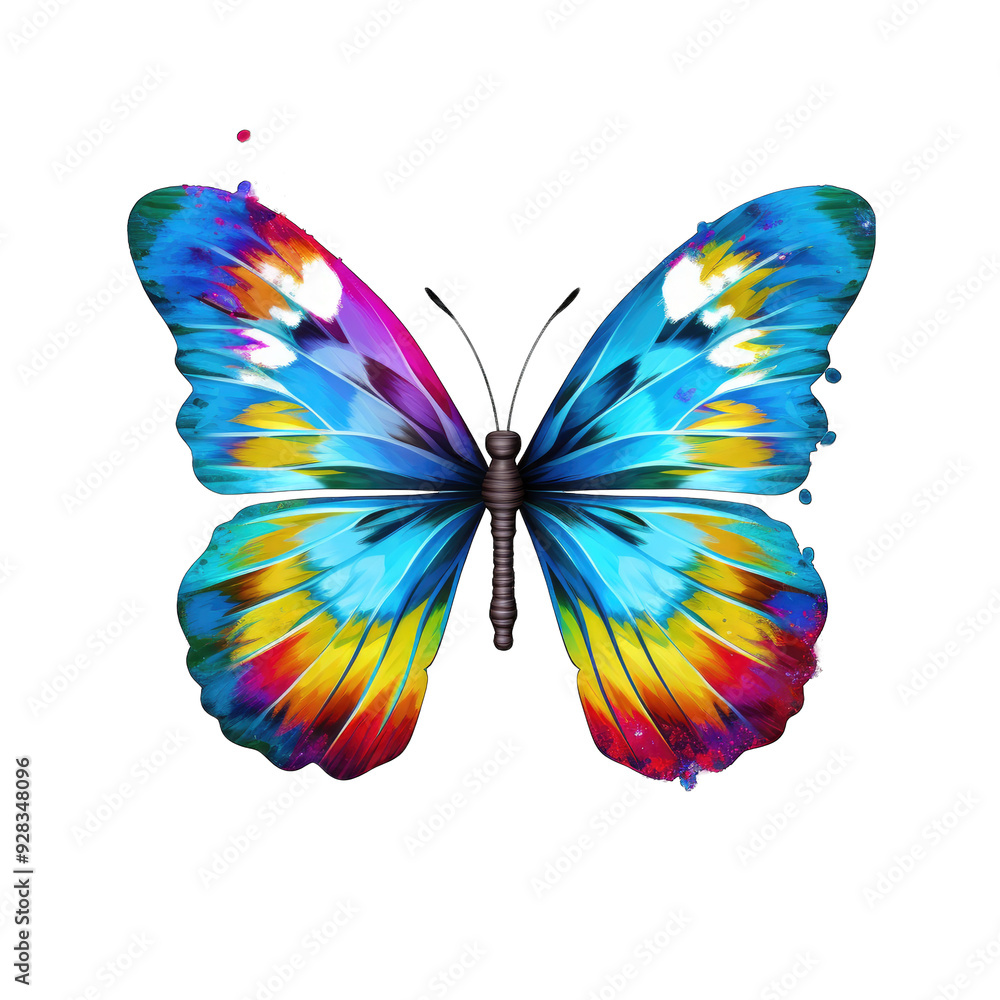 monarch butterfly in cartoon style monarch butterfly in cartoon style