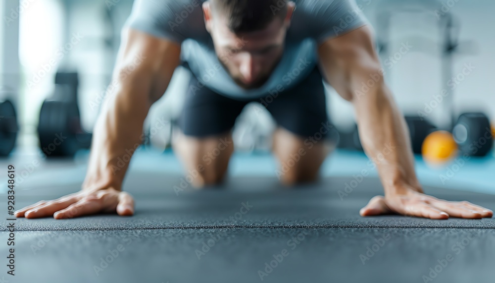 Fototapeta premium Advanced workout challenges, pushing your limits