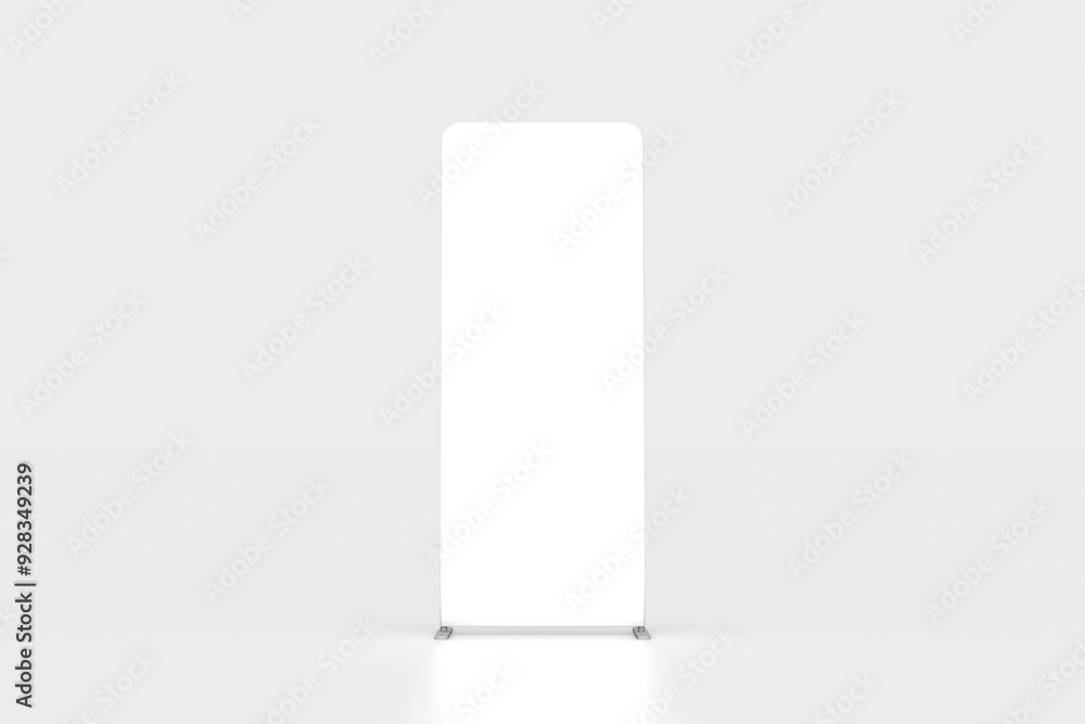 Totem Fabric Display Stand Sketch. Advertising Panel Isolated on White Background. View of a 3D Three-dimensional Illustration Model of a Poster Display Stand. 80x200 cm Totem Fabric Display Stand Sketch. Advertising Panel Isolated on White Background. View of a 3D Three-dimensional Illustration Model of a Poster Display Stand. 80x200 cm