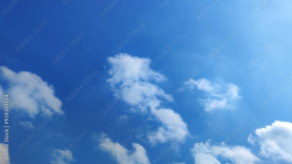 Beautiful Timelaps cloud movement in blue sky Beautiful Timelaps cloud movement in blue sky