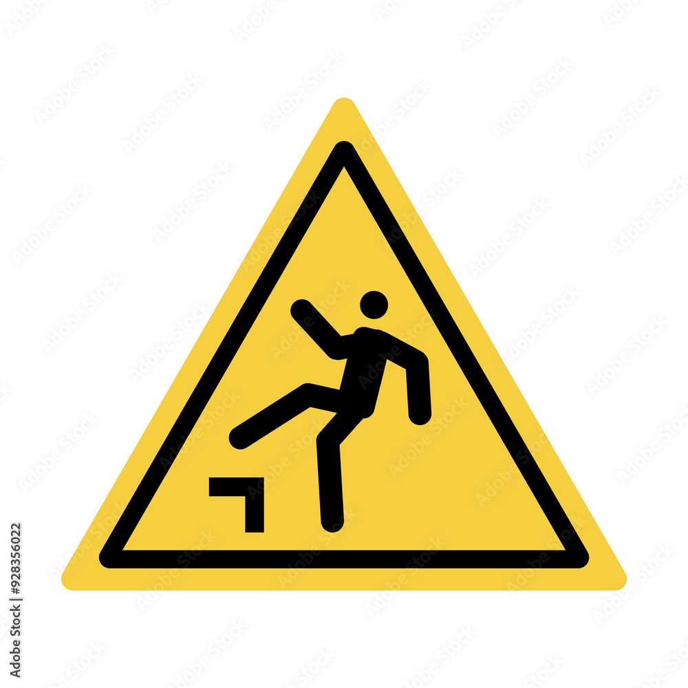 Danger warning board icon. Caution and dangerous area. Yellow sign for safety, hazard shock. Keep out caution warning and risk zone. cartoon illustration Danger warning board icon. Caution and dangerous area. Yellow sign for safety, hazard shock. Keep out caution warning and risk zone. cartoon illustration
