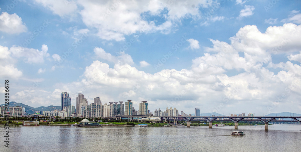 Naklejka premium Seoul Han River