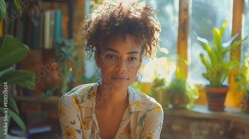 A serene moment where a counselor is providing thoughtful advice to a client in a beautifully decorated office, with the background showing a window with soft sunlight filtering through,