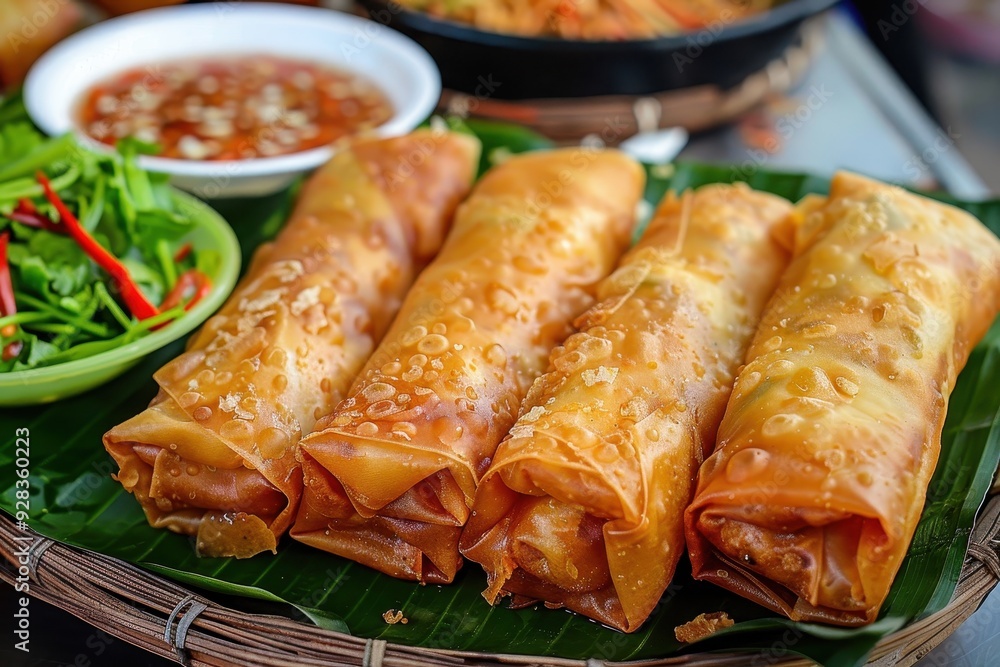 Crispy popiah deep fried Crispy popiah deep fried