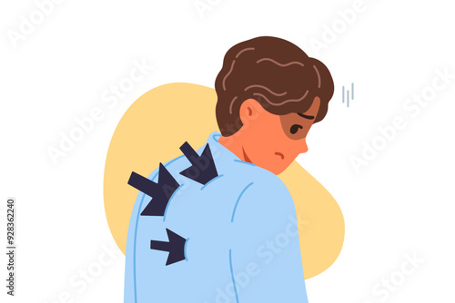 Betrayal and wounded back upset business man and kills motivation and desire to work with people. Problem of betrayal in corporate environment, due to competition between clerks for career growth