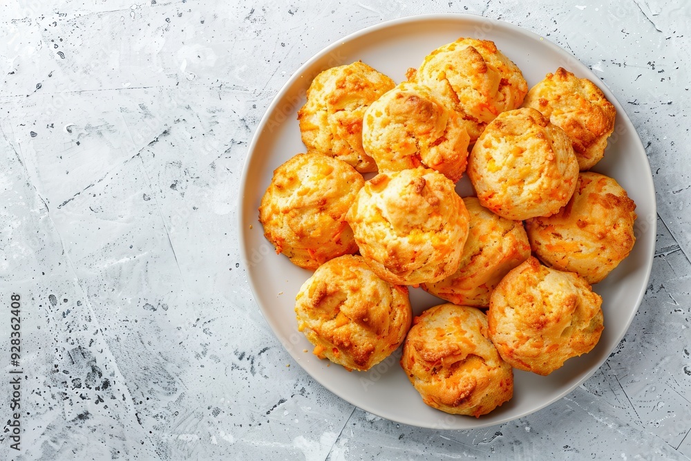 Delicious crispy potato chips biscuit on white plate Top view Homemade sweet potato buttermilk biscuits Delicious crispy potato chips biscuit on white plate Top view Homemade sweet potato buttermilk biscuits