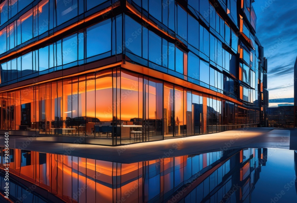 stunning dynamic views modern workplace architecture captured dusk glowing lights innovative designs, lighting, innovation, glass, buildings, urban stunning dynamic views modern workplace architecture captured dusk glowing lights innovative designs, lighting, innovation, glass, buildings, urban