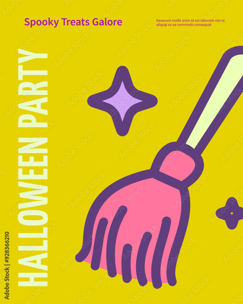 Obraz premium 24_06_Magic_Halloween_Party_poster.eps