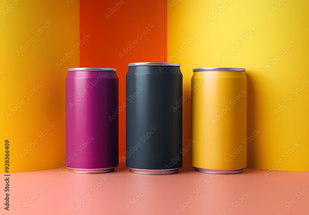 Product Packaging Can Label Mockup Product Packaging Can Label Mockup