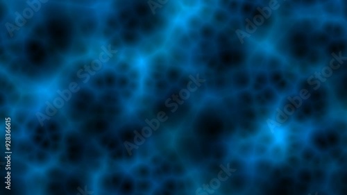 Abstract motion background. Perfect shining animation of Blue Plasma water