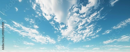 Clear blue skies with wispy cirrus clouds floating overhead, 4K hyperrealistic photo