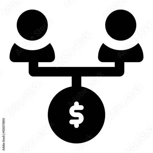 mutual fund icon for illustration
