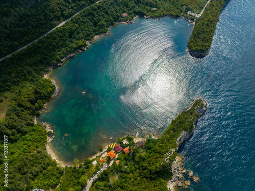 Beautiful landscape of Gideros Bay - Cide, Kastamonu, Turkey photo