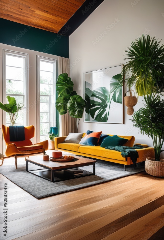 modern minimalism showcased vibrant living spaces bold colors clean lines refreshing aesthetic, ambiance, architecture, arrangement, black, colorful modern minimalism showcased vibrant living spaces bold colors clean lines refreshing aesthetic, ambiance, architecture, arrangement, black, colorful