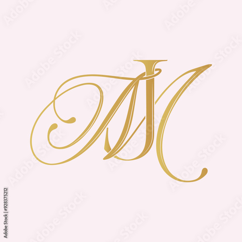 MJ,JM,  logo MJ, Letter MJ,monogram MJ, vector, logo, Wedding Monogram Initials, Wedding Logo,Wedding Monogram,Logo Design
