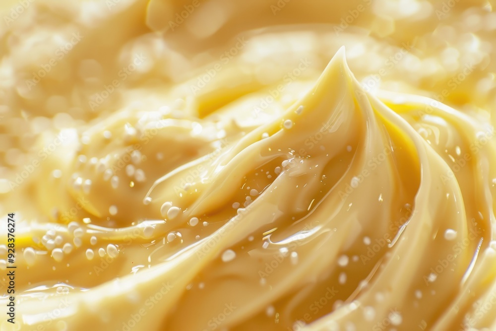 Detailed view of mayonnaise Detailed view of mayonnaise