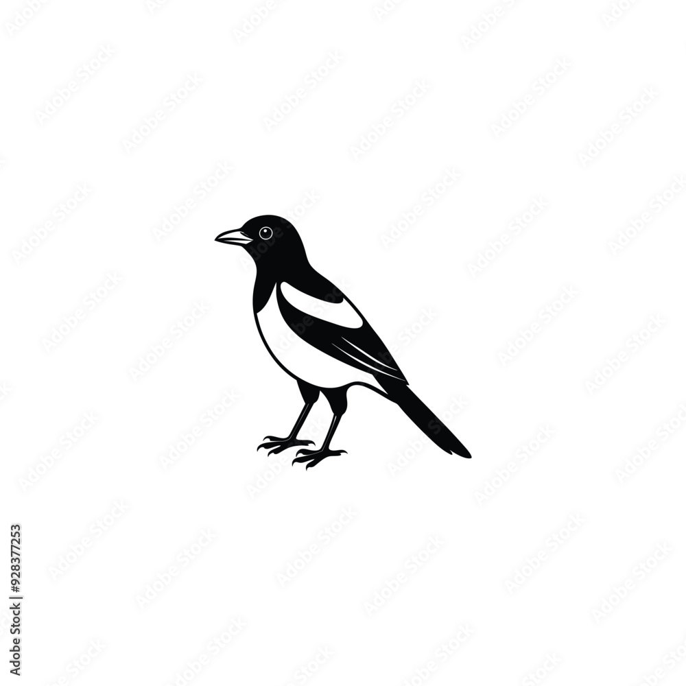 Birds collection Nuthatch Black and white vector Birds collection Nuthatch Black and white vector