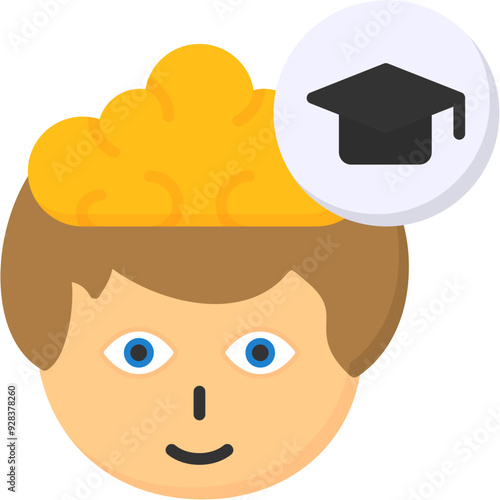 Mortarboard Vector Icon Design