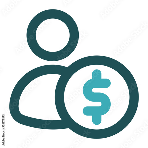 investor icon for illustration
