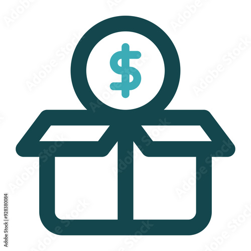 fundraising icon for illustration