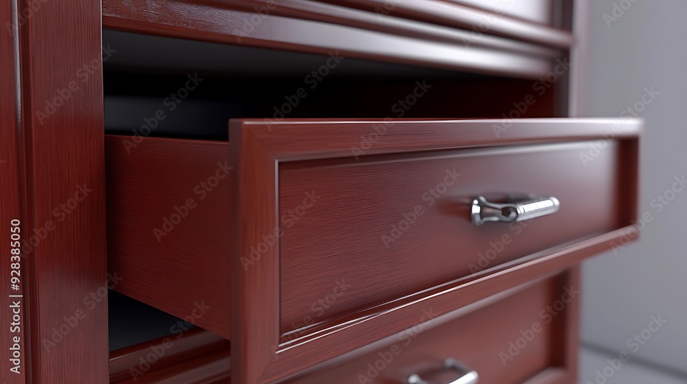 Wooden cabinet with a handle Wooden cabinet with a handle