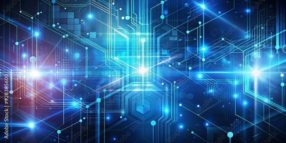 Abstract Digital Circuitry Network, digital art, technology, futuristic, network Abstract Digital Circuitry Network, digital art, technology, futuristic, network